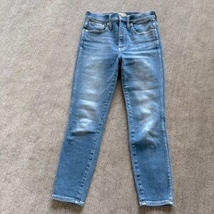 Madewell Jeans size 25P 10” high rise skinny crop